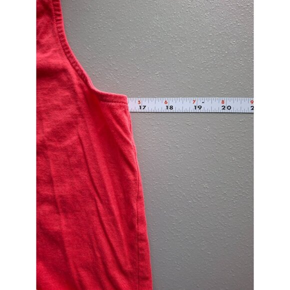 Banana Republic Womens VNeck Tank Top S Red Sleeveless Lagenlook Y2K Corpcore - Picture 5 of 6